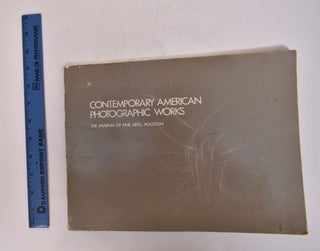Item #167110 Contemporary American Photographic Works. Lewis Baltz, ed