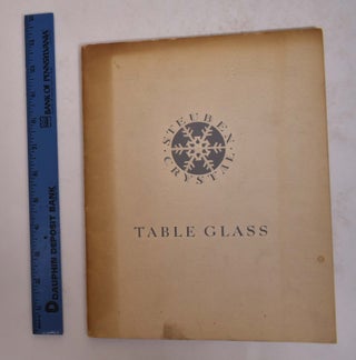 Item #167210 Eight Designs in Table Crystal. Steuben Glass