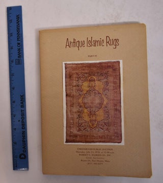 Item #167227 The Antique Islamic Rugs Collected by the Late Andrew R. Dole of Oak Park, Illinois,...