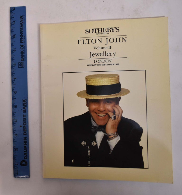 Item #167236 The Elton John Collection: Volume II, Jewellery. Sotheby's.
