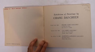 Exhibition of Paintings by Chang Dai-Chien