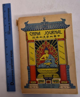 Item #167374 The China Journal of Science & Arts: December, 1926, Vol. V, No. 6. Arthur De C....