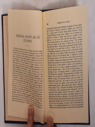 The Americans in Paris: With Names and Addresses, Sketch of American Art, Lists of Artists and Pictures, and Miscellaneous Matter of Interest to Americans Abroad