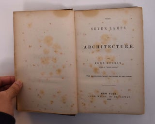 Item #167619 The Seven Lamps of Architecture. John Ruskin