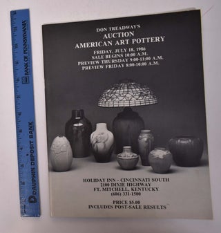 Item #167630 Don Treadway's Auction American Art Pottery. Don Treadway's