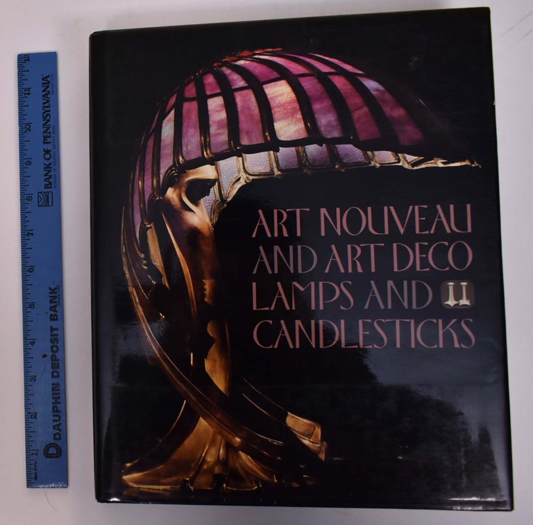Item #167753 Art Nouveau and Art Deco Lamps and Candlesticks. Wolf Uecker, Jacques Hartz.