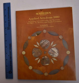 Item #167847 Applied Arts from 1881 including Arts and Crafts, Art Nouveau, Art Deco, Art Pottery...