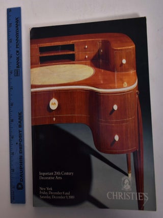 Item #167854 Important 20th Century Decorative Arts. Christie's