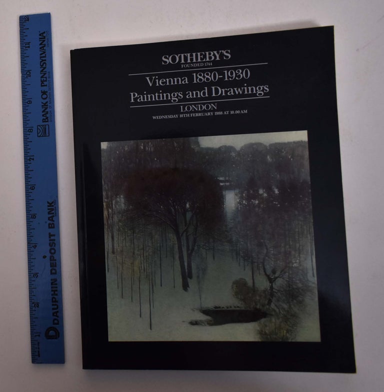Item #167860 Vienna, 1880-1930: Paintings and Drawings. Sotheby's.