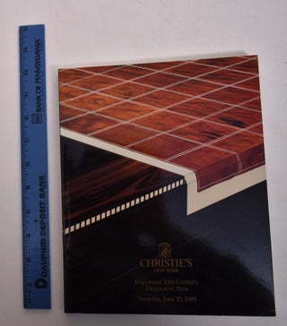 Item #167881 Important 20th Century Decorative Arts. Christie's