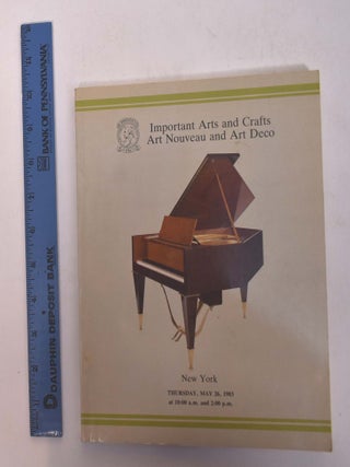 Item #167910 Important Arts and Crafts, Art Nouveau and Art Deco. Christie's