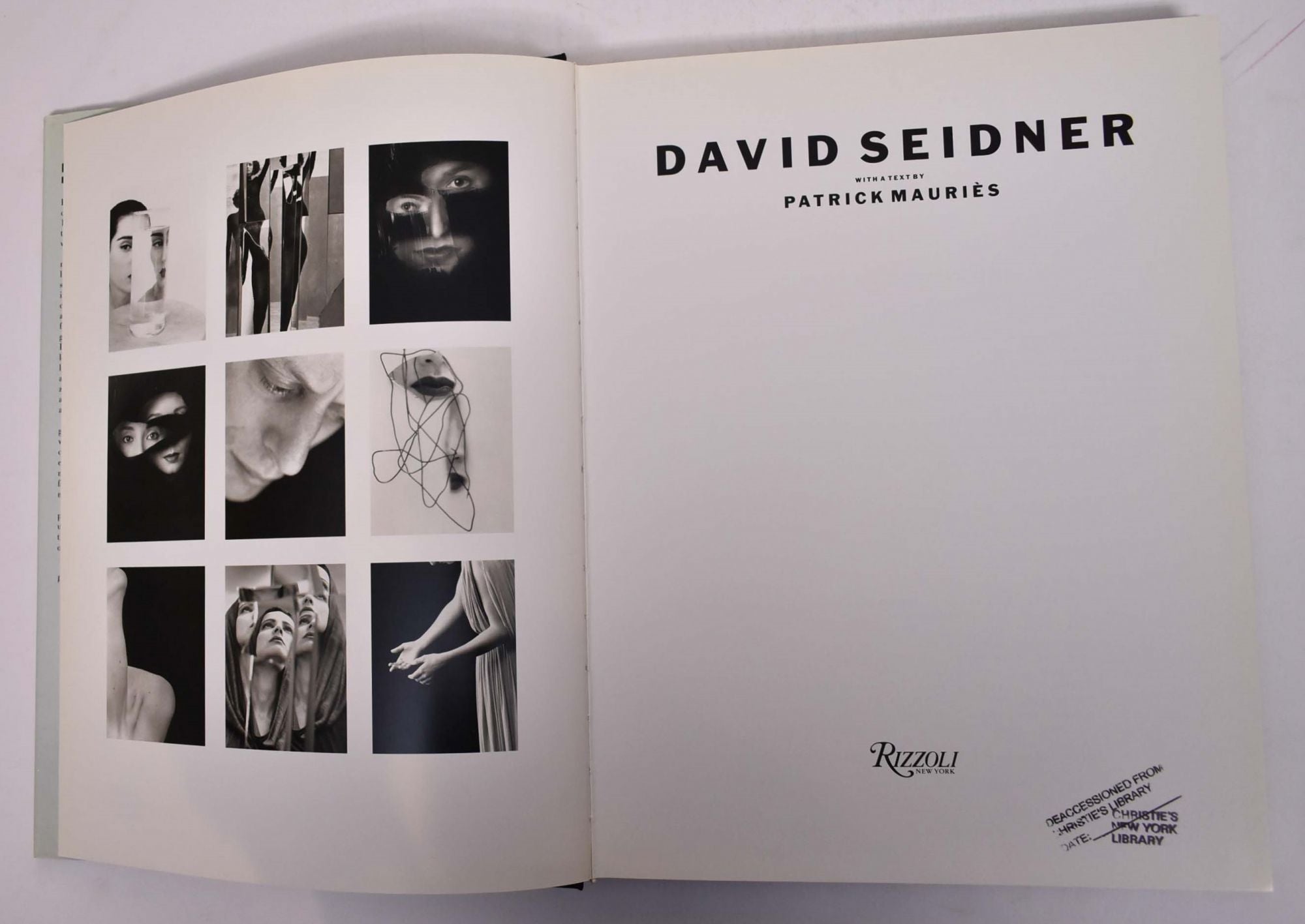 David Seidner by Patrick Mauries on Mullen Books