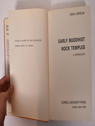 Early Buddhist Rock Temples: A Chronology