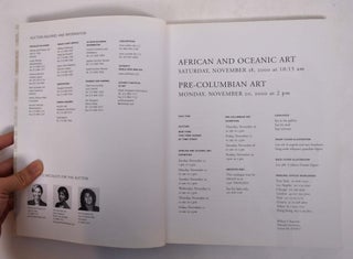 African, Oceanic and Pre-Columbian Art