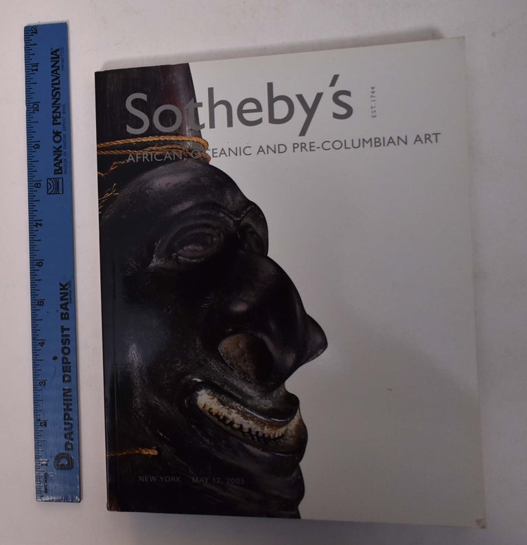 Item #168190 African, Oceanic and Pre-Columbian Art. Sotheby's.