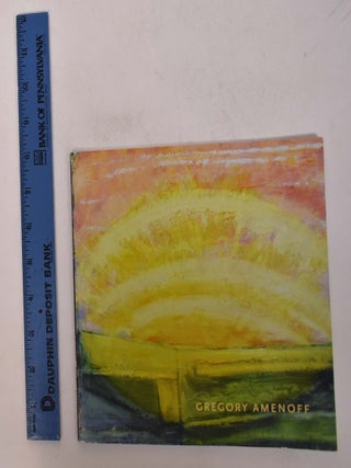 Item #168350 Gregory Amenoff: New Paintings. Stephen Westfall