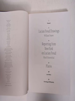 Item #168447 Lucian Freud drawings. William Feaver, Mark Rosenthal