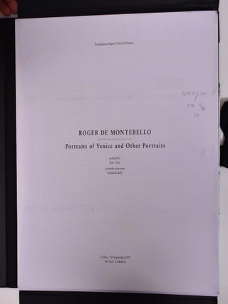 Roger de Montebello: Portraits of Venice and Other Portraits