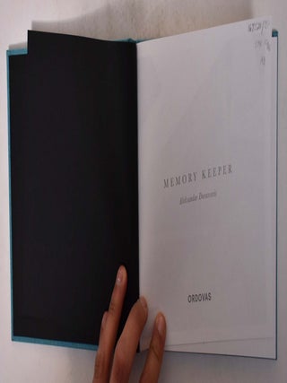 Item #168526 Memory Keeper: Aleksandar Duravcevic. Pilar Ordovas