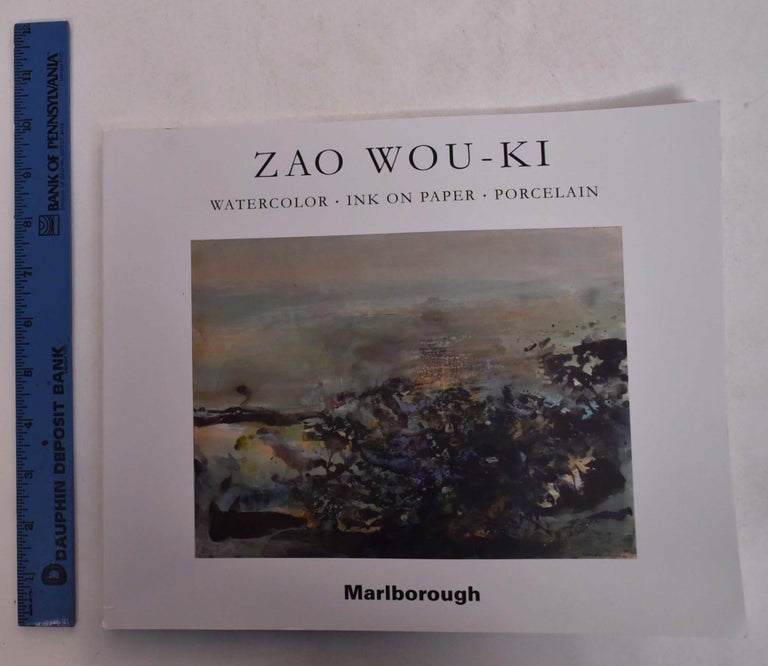 Item #168542 Zao Wou-Ki: Watercolor, Ink on Paper, Porcelain. Dan McCann.