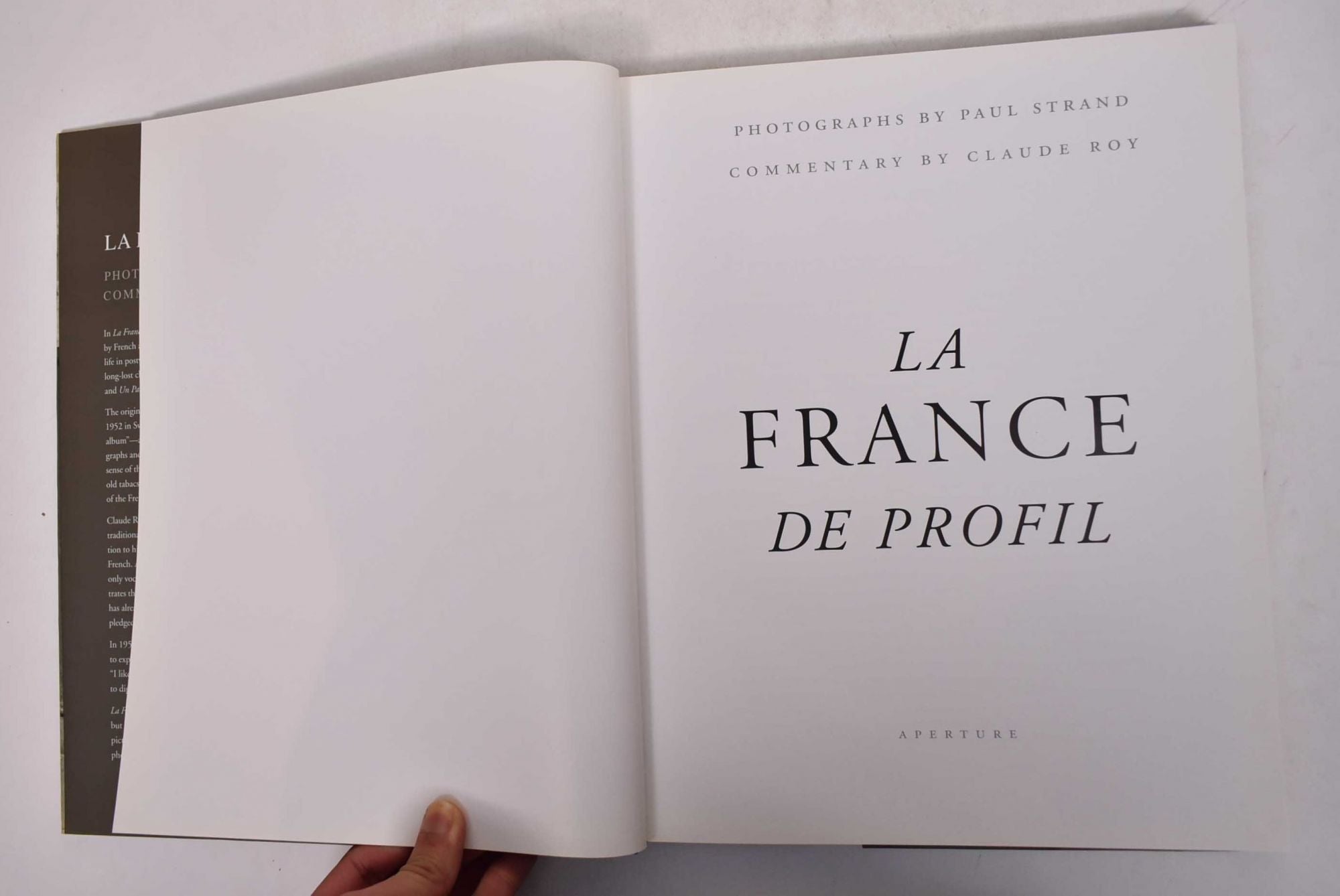 La France de Profil | Paul Strand, Claude Roy | Second Edition