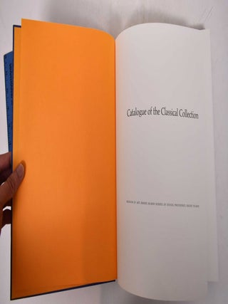 Item #169063 Catalogue of the Classical Collection: Classical Sculpture. Brunilde Sismonde Ridgway