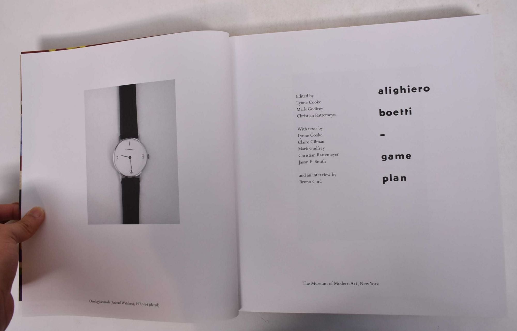 Alighiero Boetti: Game Plan by Lynne cooke, Christian Rattemeyer, Mark  Godfrey, Bruno Cora on Mullen Books