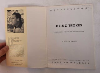 Heinz Trokes: Olgemalde, Aquarelle, Zeichnungen