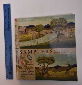 Item #169494 Samplers From A to Z. Pamela A. Parmal