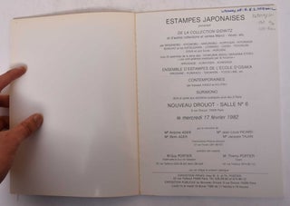 Estampes Japonaises Provenant de la Collection Gidwitz et d'Autres Collections et Vents Manzi - Vever, etc.