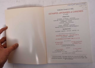 Collection Ernest Le Veel: Estampes Japonaises et Chinoises (2e Vente)
