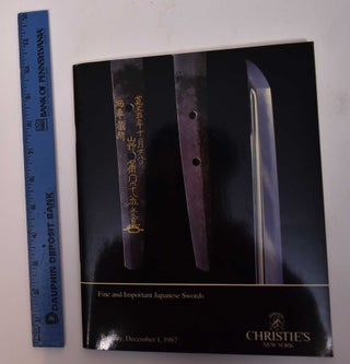 Item #169516 Fine and Important Japanese Swords. Christie's