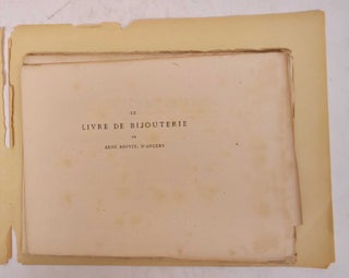 Le Livre de bijouterie... reproduit en facsimile par m. Amand-Durand, notice par Georges Duplessis
