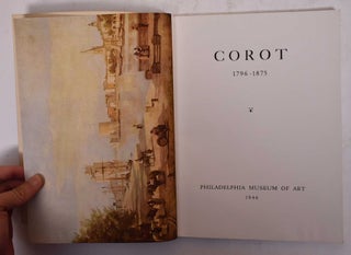 Item #170005 Corot: 1796-1875. Lionello Venturi