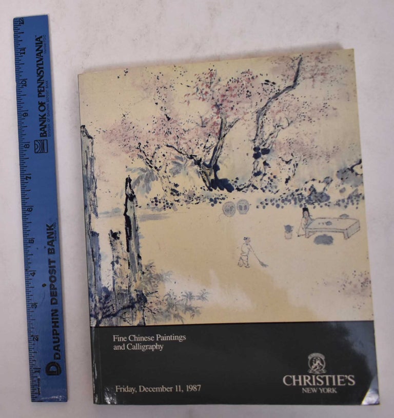 Item #170086 Fine Chinese Paintings and Calligraphy. Christie's.
