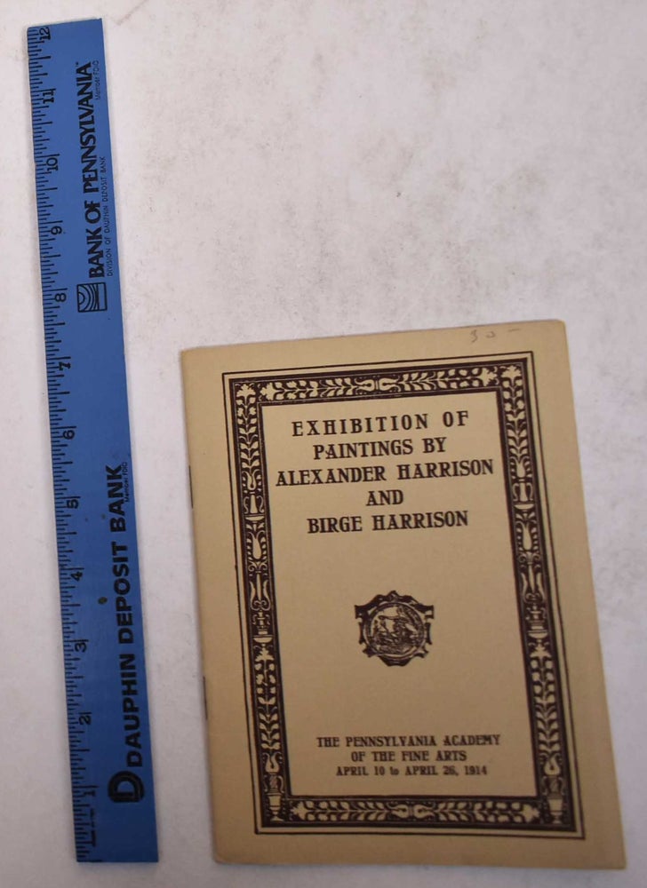Item #170342 Catalogue of paintings by Alexander Harrison and Birge Harrison