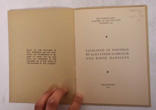 Catalogue of paintings by Alexander Harrison and Birge Harrison