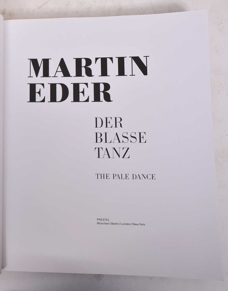 Item #170659 Martin Eder: Der Blasse Tanz/The Pale Dance. Isabelle Azoulay.