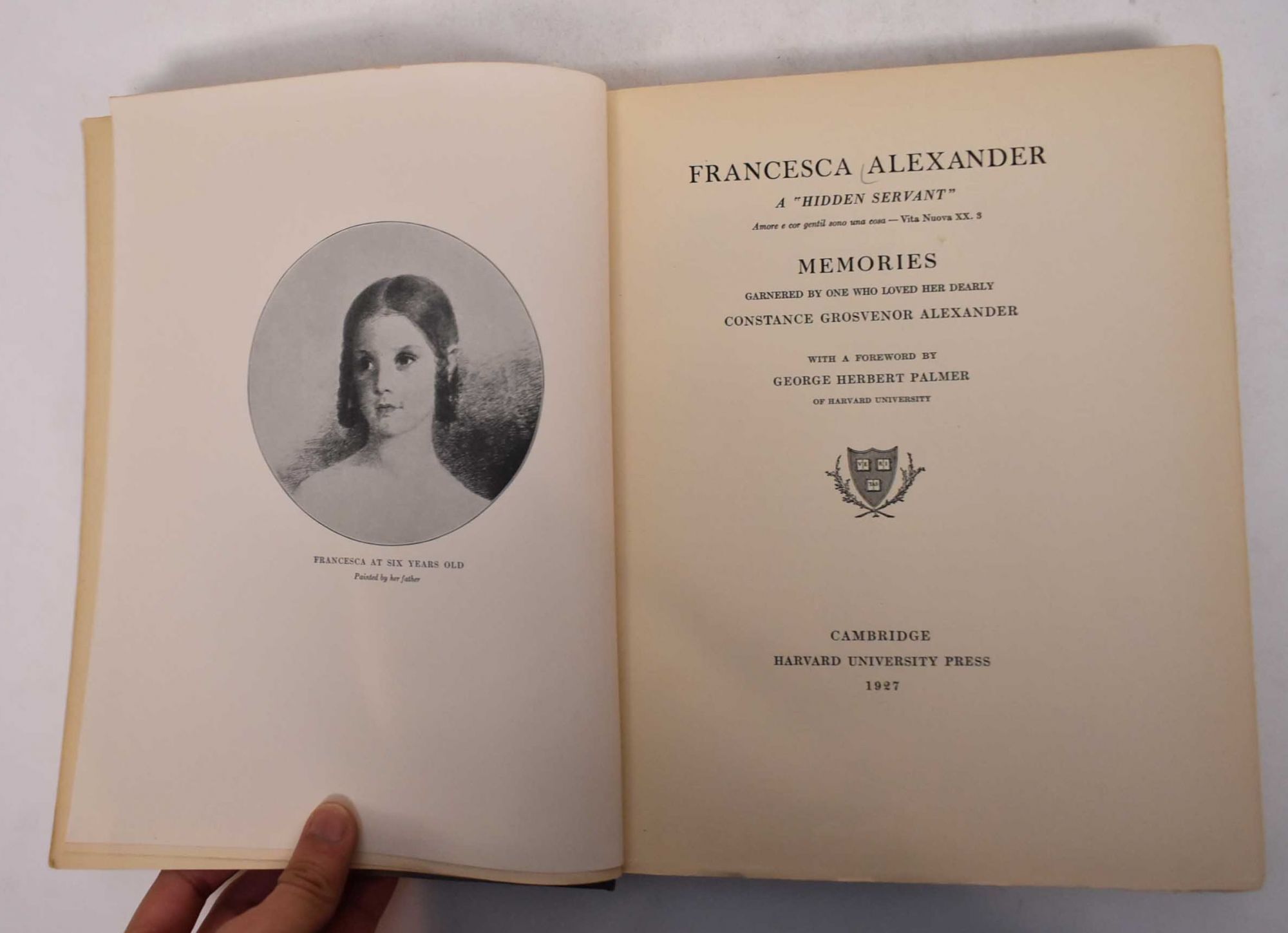 Francesca Alexander Francesca Alexander: A Hidden Servant . Memoirs Garnered By One Who ...