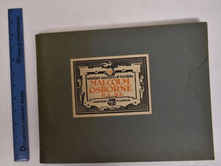 Item #170741 Modern Masters of Etching: Malcolm Osborne, R.A., R.E. Malcolm C. Salaman