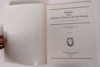 Bulletin de la Societe de l'Histoire de l'Art Francais: Annee 1996