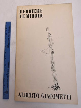 Derriere Le Miroir No. 98: Alberto Giacometti. Jean Genet.