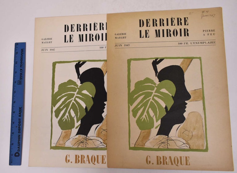 Item #170908 Derriere le Miroir: G. Braque. Rene Char.