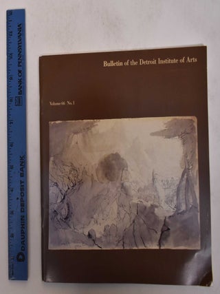 Item #171101 A Special Issue: The Drawings of Thomas Cole. Ellen Sharp, Gerald Carr, Alan...
