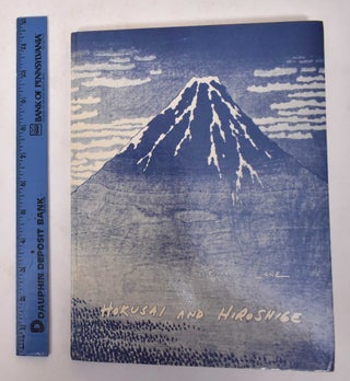 Item #171138 Hokusai and Hiroshige. Richard Lane