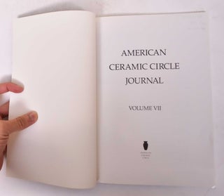 American Ceramic Circle Journal [Volume VII]