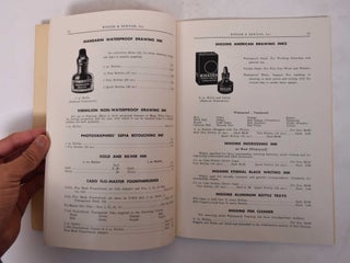 Winsor & Newton Inc. 1952 Catalog of Quality Merchandise for the Artist, Designer, Architect, Draftsman, Signwriter, Engraver, Art Teacher and Art Student