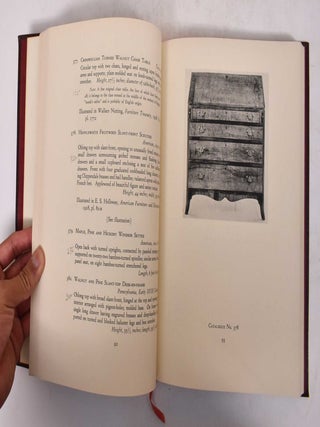 Colonial Furniture: The superb collection of the late Howard Reifsnyder, including signed pieces by Philadelphia cabinetmakers, formerly contained in the Reifsnyder residence, the Pennsylvania Museum and Mount Pleasant Mansion, Philadelphia; sold by order of the executors, Hannah G. Reifsnyder and Corn Exchange National Bank and Trust Company, Philadelphia
