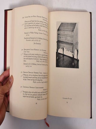 Colonial Furniture: The superb collection of the late Howard Reifsnyder, including signed pieces by Philadelphia cabinetmakers, formerly contained in the Reifsnyder residence, the Pennsylvania Museum and Mount Pleasant Mansion, Philadelphia; sold by order of the executors, Hannah G. Reifsnyder and Corn Exchange National Bank and Trust Company, Philadelphia