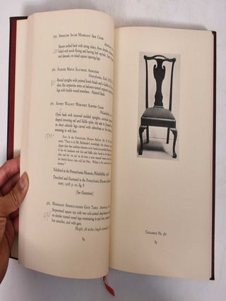 Colonial Furniture: The superb collection of the late Howard Reifsnyder, including signed pieces by Philadelphia cabinetmakers, formerly contained in the Reifsnyder residence, the Pennsylvania Museum and Mount Pleasant Mansion, Philadelphia; sold by order of the executors, Hannah G. Reifsnyder and Corn Exchange National Bank and Trust Company, Philadelphia